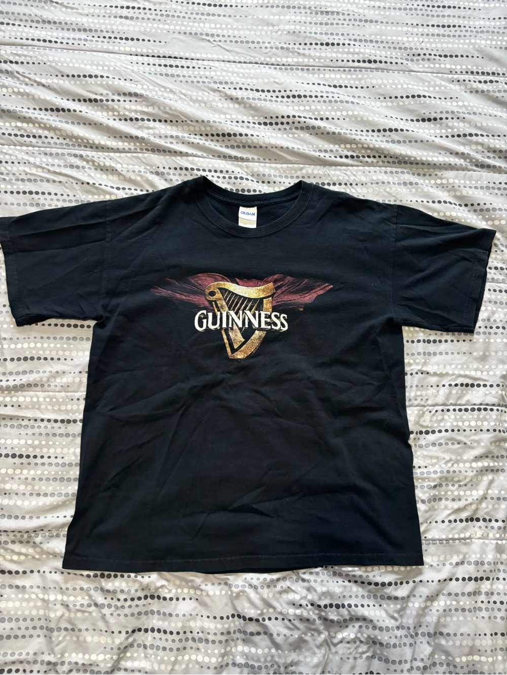 2010 Guinness Darkness Reigns Halloween Tee Large